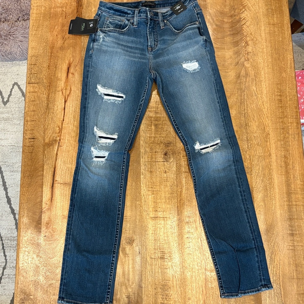 Silver Jeans Beau Girlfriend Fit Jeans